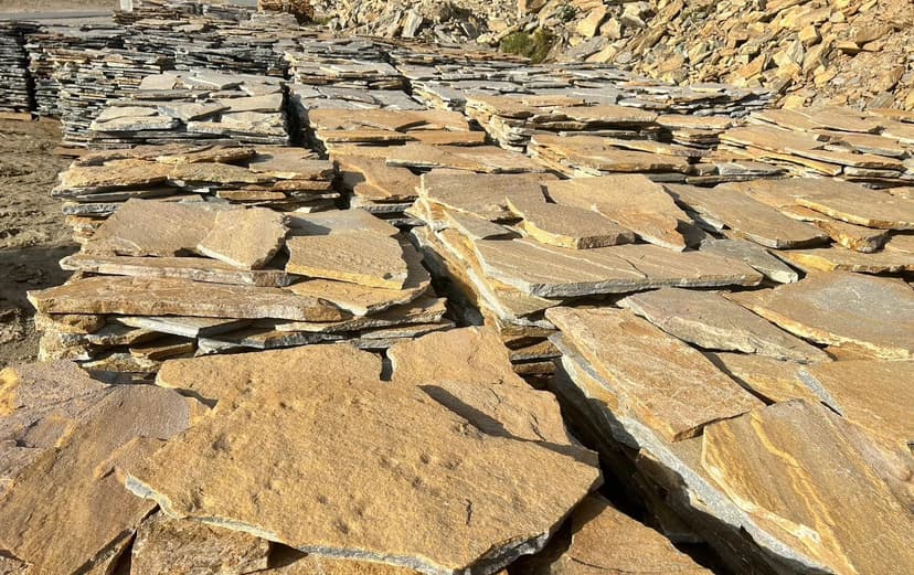 Cuarcita amarilla oro - Vue 1